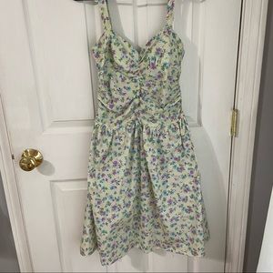 Adorable floral sundress vintage style